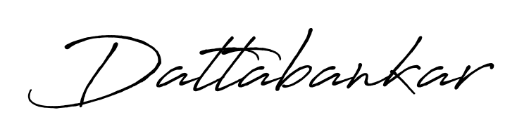 Create a beautiful signature design for name Dattabankar. With this signature (Antro_Vectra_Bolder) fonts, you can make a handwritten signature for free. Dattabankar signature style 7 images and pictures png