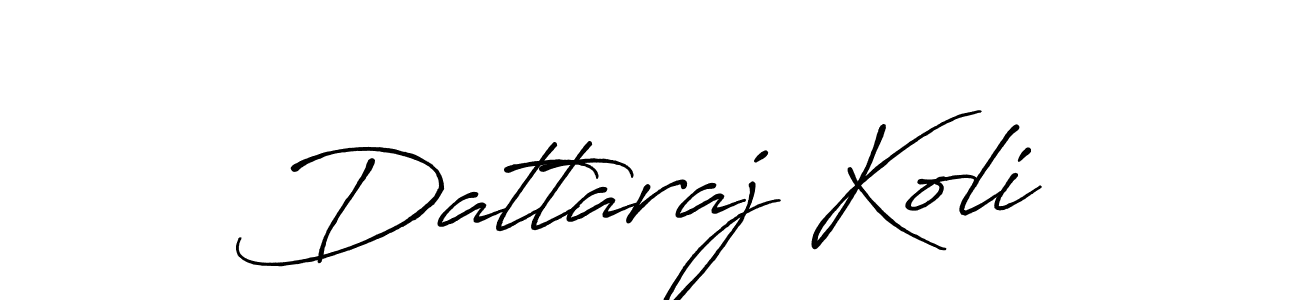 How to make Dattaraj Koli signature? Antro_Vectra_Bolder is a professional autograph style. Create handwritten signature for Dattaraj Koli name. Dattaraj Koli signature style 7 images and pictures png