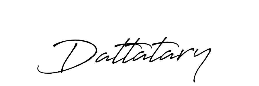 How to make Dattatary signature? Antro_Vectra_Bolder is a professional autograph style. Create handwritten signature for Dattatary name. Dattatary signature style 7 images and pictures png