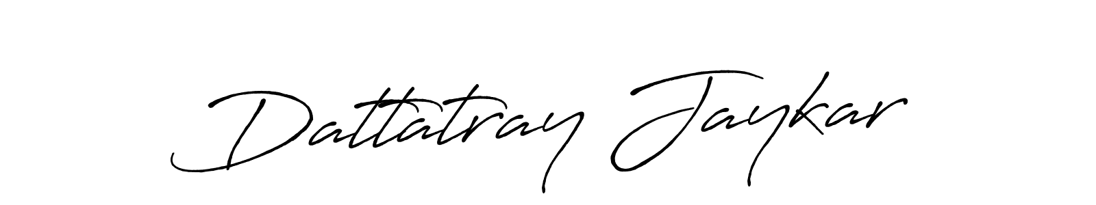 How to make Dattatray Jaykar signature? Antro_Vectra_Bolder is a professional autograph style. Create handwritten signature for Dattatray Jaykar name. Dattatray Jaykar signature style 7 images and pictures png