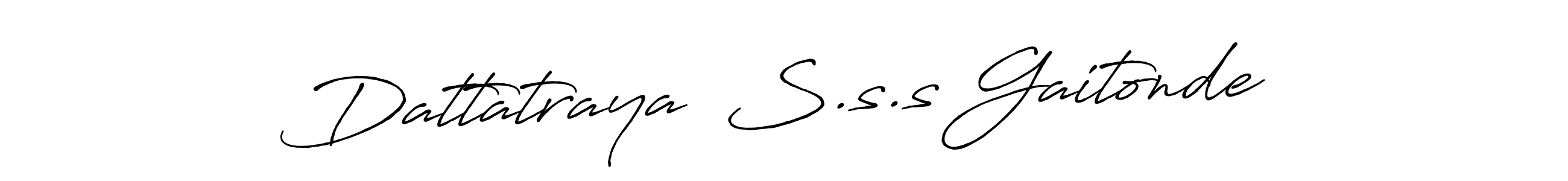 It looks lik you need a new signature style for name Dattatraya  S.s.s Gaitonde. Design unique handwritten (Antro_Vectra_Bolder) signature with our free signature maker in just a few clicks. Dattatraya  S.s.s Gaitonde signature style 7 images and pictures png