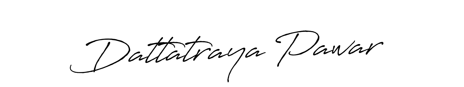 How to make Dattatraya Pawar name signature. Use Antro_Vectra_Bolder style for creating short signs online. This is the latest handwritten sign. Dattatraya Pawar signature style 7 images and pictures png