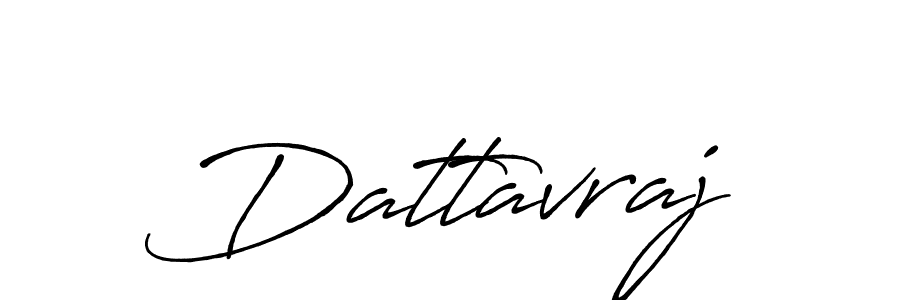 How to make Dattavraj name signature. Use Antro_Vectra_Bolder style for creating short signs online. This is the latest handwritten sign. Dattavraj signature style 7 images and pictures png