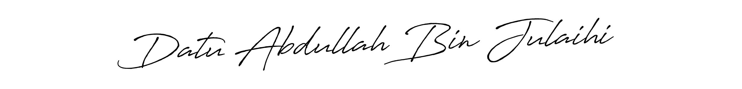 This is the best signature style for the Datu Abdullah Bin Julaihi name. Also you like these signature font (Antro_Vectra_Bolder). Mix name signature. Datu Abdullah Bin Julaihi signature style 7 images and pictures png