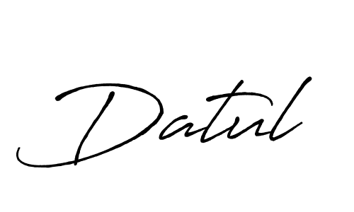 Make a beautiful signature design for name Datul. Use this online signature maker to create a handwritten signature for free. Datul signature style 7 images and pictures png