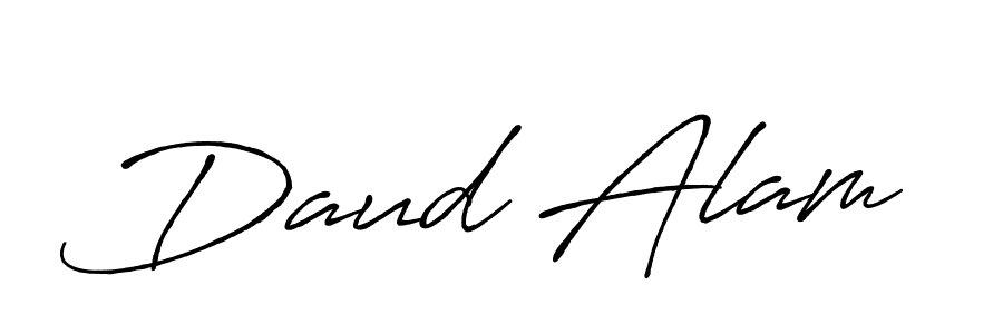 Similarly Antro_Vectra_Bolder is the best handwritten signature design. Signature creator online .You can use it as an online autograph creator for name Daud Alam. Daud Alam signature style 7 images and pictures png