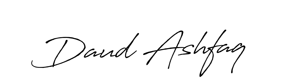 Also You can easily find your signature by using the search form. We will create Daud Ashfaq name handwritten signature images for you free of cost using Antro_Vectra_Bolder sign style. Daud Ashfaq signature style 7 images and pictures png
