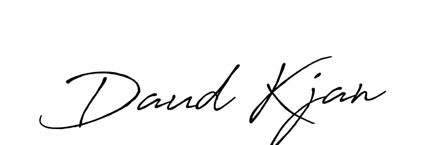 You can use this online signature creator to create a handwritten signature for the name Daud Kjan. This is the best online autograph maker. Daud Kjan signature style 7 images and pictures png
