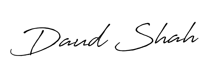 Create a beautiful signature design for name Daud Shah. With this signature (Antro_Vectra_Bolder) fonts, you can make a handwritten signature for free. Daud Shah signature style 7 images and pictures png