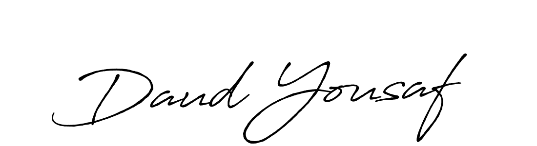 This is the best signature style for the Daud Yousaf name. Also you like these signature font (Antro_Vectra_Bolder). Mix name signature. Daud Yousaf signature style 7 images and pictures png