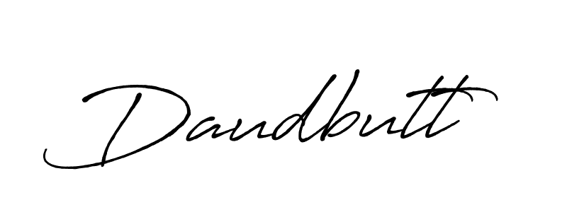 if you are searching for the best signature style for your name Daudbutt. so please give up your signature search. here we have designed multiple signature styles  using Antro_Vectra_Bolder. Daudbutt signature style 7 images and pictures png