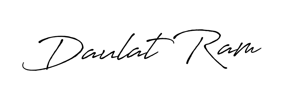 Also You can easily find your signature by using the search form. We will create Daulat Ram name handwritten signature images for you free of cost using Antro_Vectra_Bolder sign style. Daulat Ram signature style 7 images and pictures png