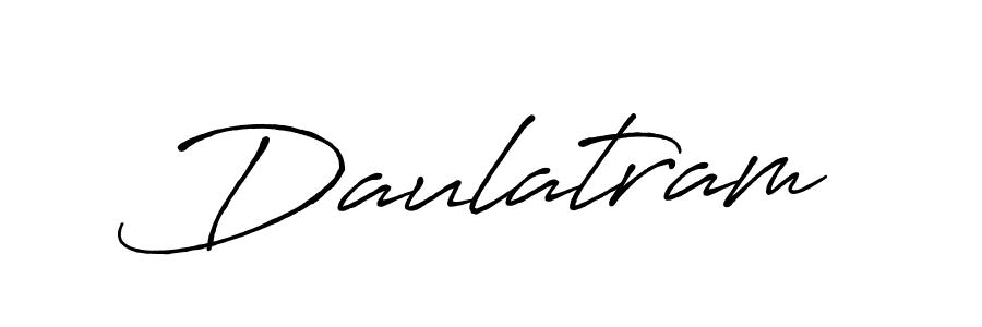 Make a beautiful signature design for name Daulatram. With this signature (Antro_Vectra_Bolder) style, you can create a handwritten signature for free. Daulatram signature style 7 images and pictures png