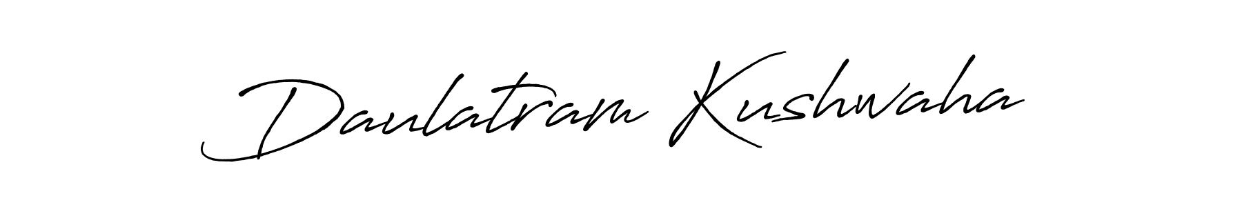 Antro_Vectra_Bolder is a professional signature style that is perfect for those who want to add a touch of class to their signature. It is also a great choice for those who want to make their signature more unique. Get Daulatram Kushwaha name to fancy signature for free. Daulatram Kushwaha signature style 7 images and pictures png