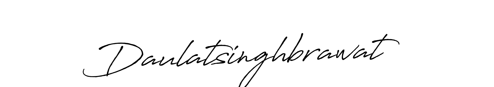 Create a beautiful signature design for name Daulatsinghbrawat. With this signature (Antro_Vectra_Bolder) fonts, you can make a handwritten signature for free. Daulatsinghbrawat signature style 7 images and pictures png