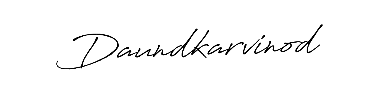 Make a beautiful signature design for name Daundkarvinod. Use this online signature maker to create a handwritten signature for free. Daundkarvinod signature style 7 images and pictures png