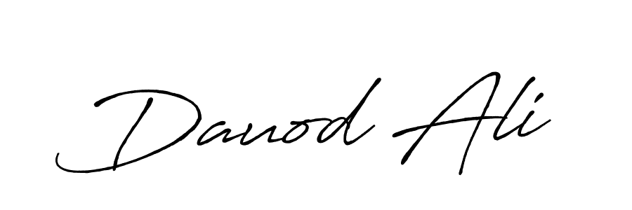 You should practise on your own different ways (Antro_Vectra_Bolder) to write your name (Dauod Ali) in signature. don't let someone else do it for you. Dauod Ali signature style 7 images and pictures png