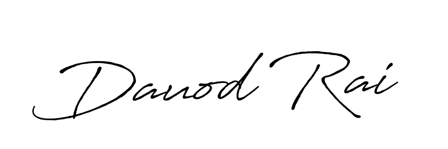 Dauod Rai stylish signature style. Best Handwritten Sign (Antro_Vectra_Bolder) for my name. Handwritten Signature Collection Ideas for my name Dauod Rai. Dauod Rai signature style 7 images and pictures png