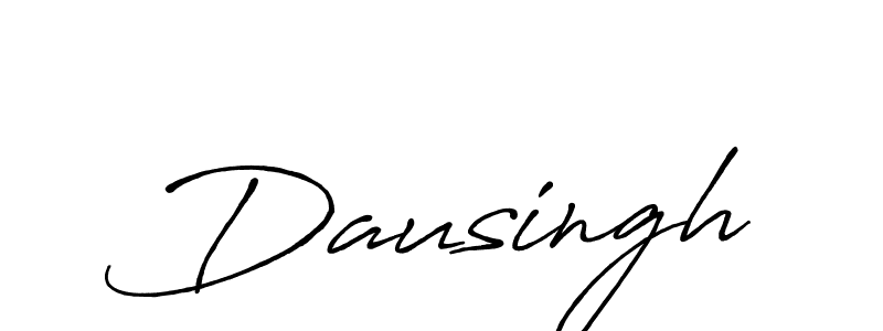 Use a signature maker to create a handwritten signature online. With this signature software, you can design (Antro_Vectra_Bolder) your own signature for name Dausingh. Dausingh signature style 7 images and pictures png