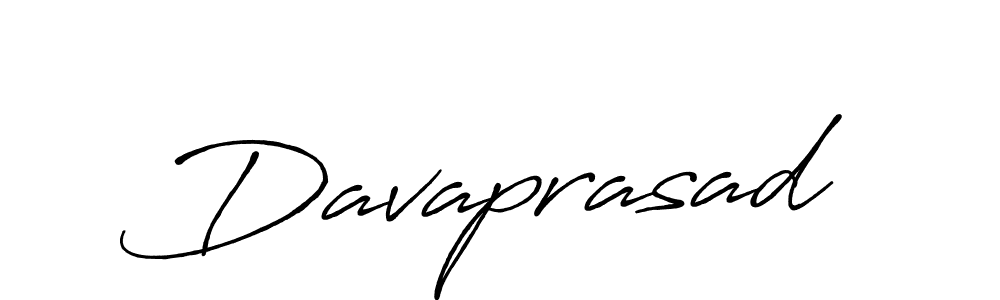 How to make Davaprasad signature? Antro_Vectra_Bolder is a professional autograph style. Create handwritten signature for Davaprasad name. Davaprasad signature style 7 images and pictures png