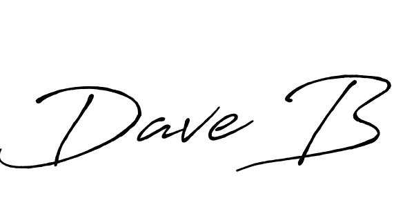 How to make Dave B name signature. Use Antro_Vectra_Bolder style for creating short signs online. This is the latest handwritten sign. Dave B signature style 7 images and pictures png