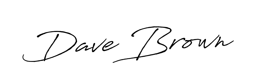 Design your own signature with our free online signature maker. With this signature software, you can create a handwritten (Antro_Vectra_Bolder) signature for name Dave Brown. Dave Brown signature style 7 images and pictures png