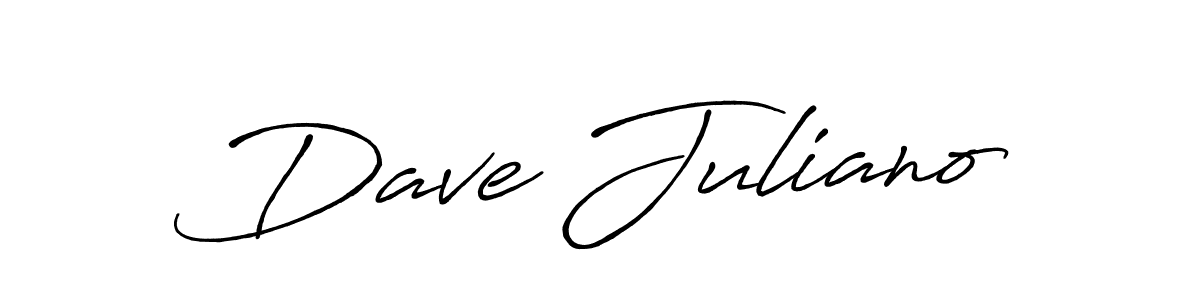 Design your own signature with our free online signature maker. With this signature software, you can create a handwritten (Antro_Vectra_Bolder) signature for name Dave Juliano. Dave Juliano signature style 7 images and pictures png