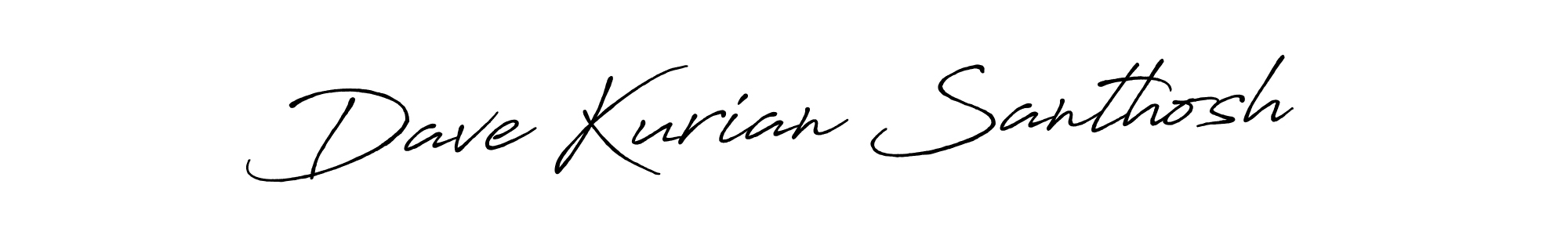 Use a signature maker to create a handwritten signature online. With this signature software, you can design (Antro_Vectra_Bolder) your own signature for name Dave Kurian Santhosh. Dave Kurian Santhosh signature style 7 images and pictures png