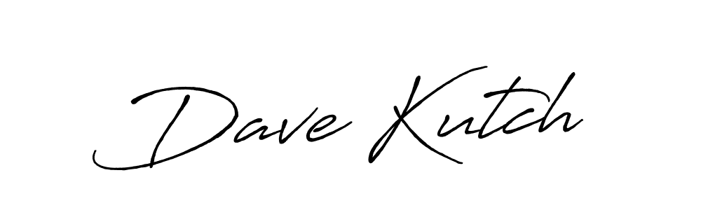 Design your own signature with our free online signature maker. With this signature software, you can create a handwritten (Antro_Vectra_Bolder) signature for name Dave Kutch. Dave Kutch signature style 7 images and pictures png