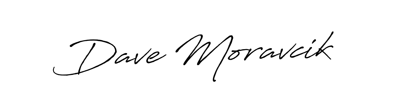 Make a beautiful signature design for name Dave Moravcik. With this signature (Antro_Vectra_Bolder) style, you can create a handwritten signature for free. Dave Moravcik signature style 7 images and pictures png