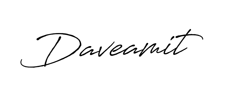 Create a beautiful signature design for name Daveamit. With this signature (Antro_Vectra_Bolder) fonts, you can make a handwritten signature for free. Daveamit signature style 7 images and pictures png