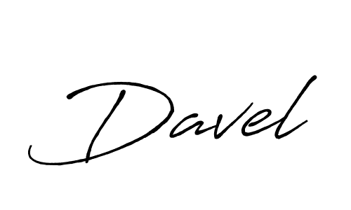 Make a beautiful signature design for name Davel. With this signature (Antro_Vectra_Bolder) style, you can create a handwritten signature for free. Davel signature style 7 images and pictures png