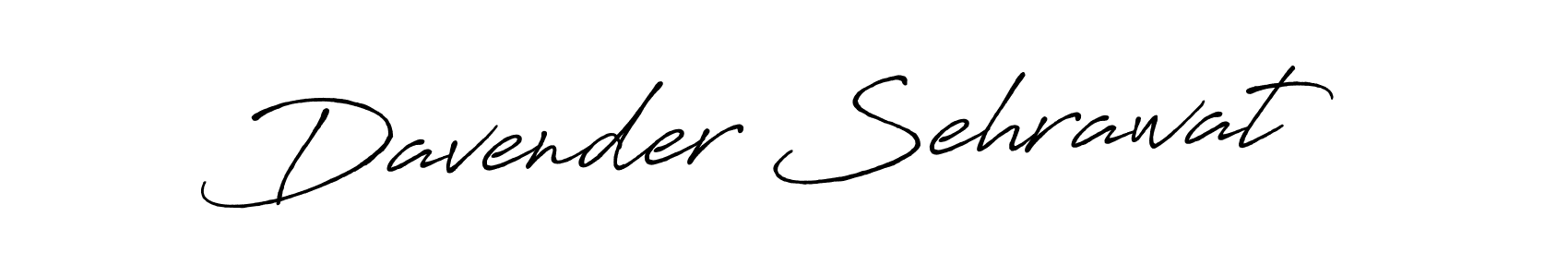 Make a short Davender Sehrawat signature style. Manage your documents anywhere anytime using Antro_Vectra_Bolder. Create and add eSignatures, submit forms, share and send files easily. Davender Sehrawat signature style 7 images and pictures png