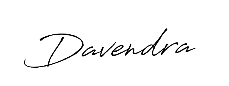 Make a beautiful signature design for name Davendra. With this signature (Antro_Vectra_Bolder) style, you can create a handwritten signature for free. Davendra signature style 7 images and pictures png