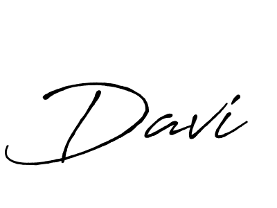 Once you've used our free online signature maker to create your best signature Antro_Vectra_Bolder style, it's time to enjoy all of the benefits that Davi name signing documents. Davi signature style 7 images and pictures png