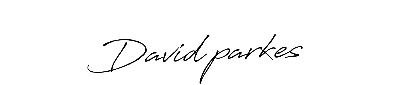 Use a signature maker to create a handwritten signature online. With this signature software, you can design (Antro_Vectra_Bolder) your own signature for name David parkes. David parkes signature style 7 images and pictures png