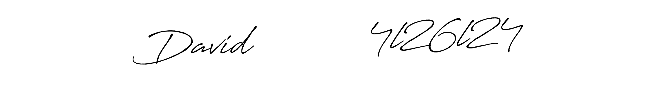 Create a beautiful signature design for name David           4l26l24. With this signature (Antro_Vectra_Bolder) fonts, you can make a handwritten signature for free. David           4l26l24 signature style 7 images and pictures png