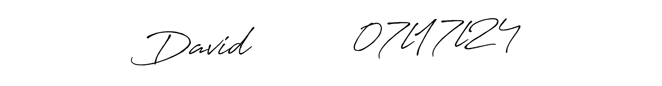 Use a signature maker to create a handwritten signature online. With this signature software, you can design (Antro_Vectra_Bolder) your own signature for name David          07l17l24. David          07l17l24 signature style 7 images and pictures png