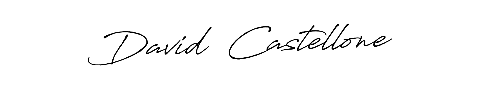 It looks lik you need a new signature style for name David  Castellone. Design unique handwritten (Antro_Vectra_Bolder) signature with our free signature maker in just a few clicks. David  Castellone signature style 7 images and pictures png