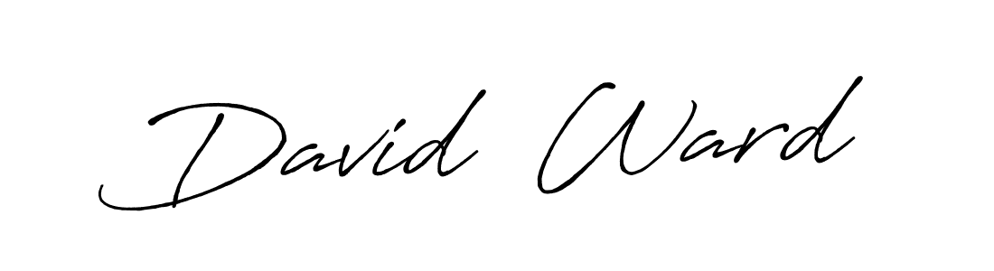 How to make David  Ward signature? Antro_Vectra_Bolder is a professional autograph style. Create handwritten signature for David  Ward name. David  Ward signature style 7 images and pictures png