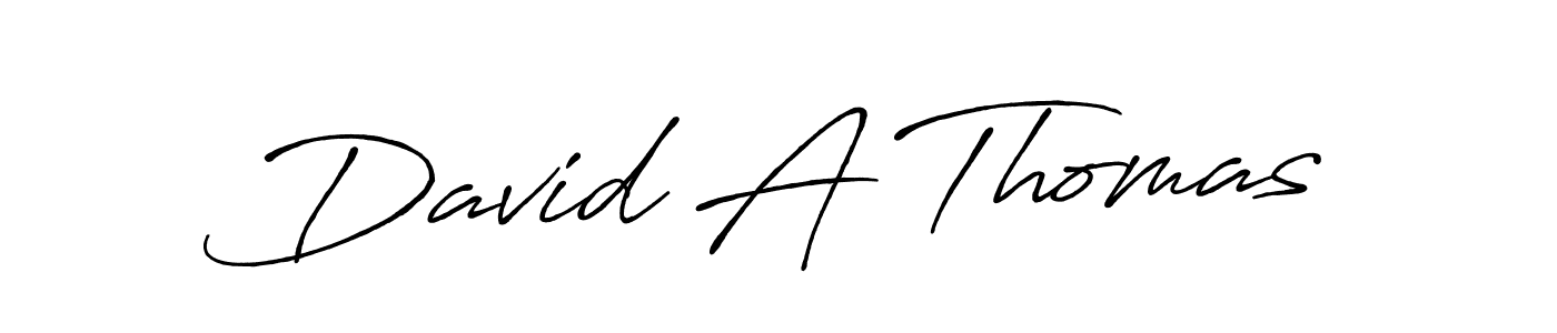 Create a beautiful signature design for name David A Thomas. With this signature (Antro_Vectra_Bolder) fonts, you can make a handwritten signature for free. David A Thomas signature style 7 images and pictures png