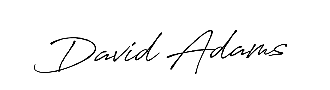 David Adams stylish signature style. Best Handwritten Sign (Antro_Vectra_Bolder) for my name. Handwritten Signature Collection Ideas for my name David Adams. David Adams signature style 7 images and pictures png