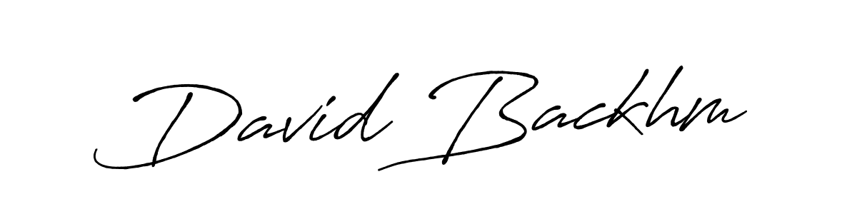 Make a beautiful signature design for name David Backhm. With this signature (Antro_Vectra_Bolder) style, you can create a handwritten signature for free. David Backhm signature style 7 images and pictures png