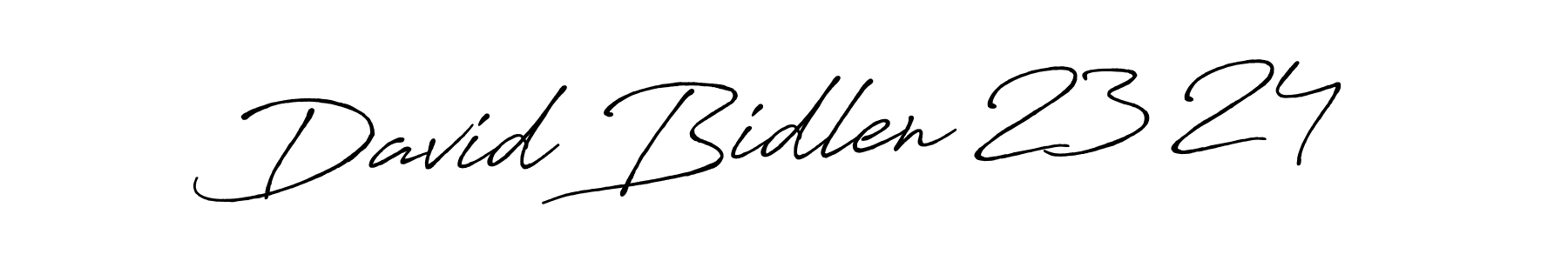 Use a signature maker to create a handwritten signature online. With this signature software, you can design (Antro_Vectra_Bolder) your own signature for name David Bidlen 23 24. David Bidlen 23 24 signature style 7 images and pictures png