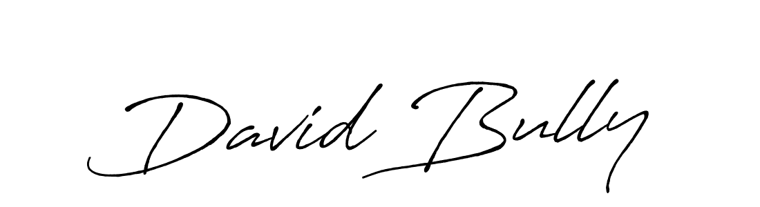 if you are searching for the best signature style for your name David Bully. so please give up your signature search. here we have designed multiple signature styles  using Antro_Vectra_Bolder. David Bully signature style 7 images and pictures png