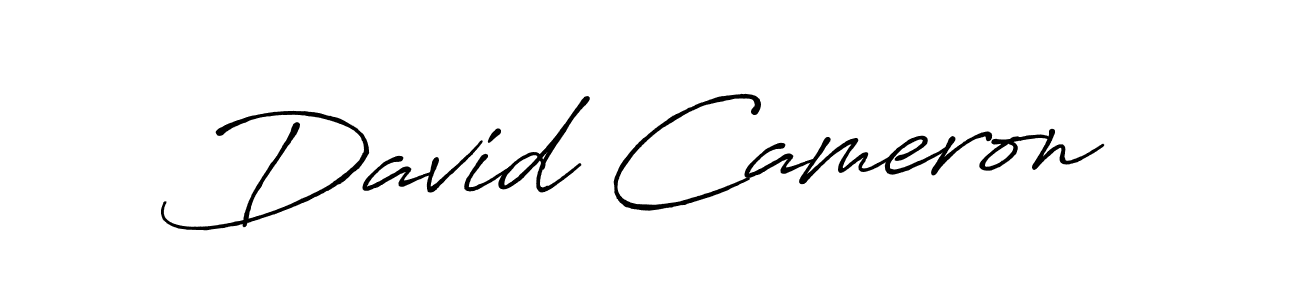 How to make David Cameron name signature. Use Antro_Vectra_Bolder style for creating short signs online. This is the latest handwritten sign. David Cameron signature style 7 images and pictures png