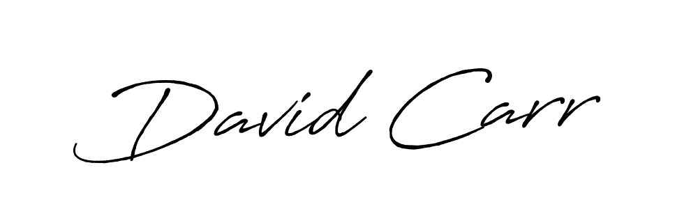 Use a signature maker to create a handwritten signature online. With this signature software, you can design (Antro_Vectra_Bolder) your own signature for name David Carr. David Carr signature style 7 images and pictures png