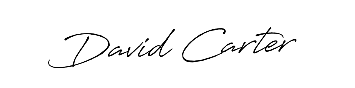 How to make David Carter name signature. Use Antro_Vectra_Bolder style for creating short signs online. This is the latest handwritten sign. David Carter signature style 7 images and pictures png