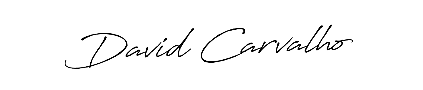 Create a beautiful signature design for name David Carvalho. With this signature (Antro_Vectra_Bolder) fonts, you can make a handwritten signature for free. David Carvalho signature style 7 images and pictures png
