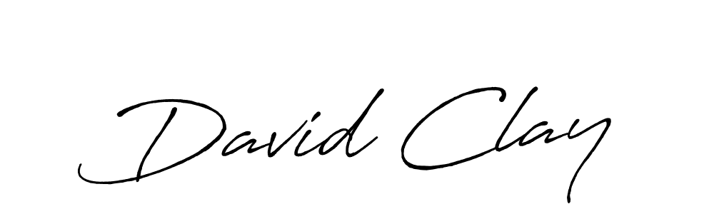 Create a beautiful signature design for name David Clay. With this signature (Antro_Vectra_Bolder) fonts, you can make a handwritten signature for free. David Clay signature style 7 images and pictures png